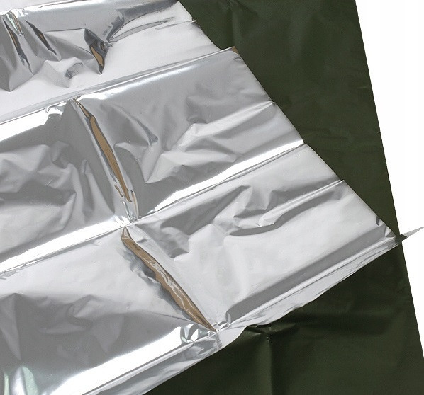 Універсальна Ковдра термофольга рятувальна 215х130 см Mil-Tec від Sturm (16024500) Olive Нововолинськ - фото 6