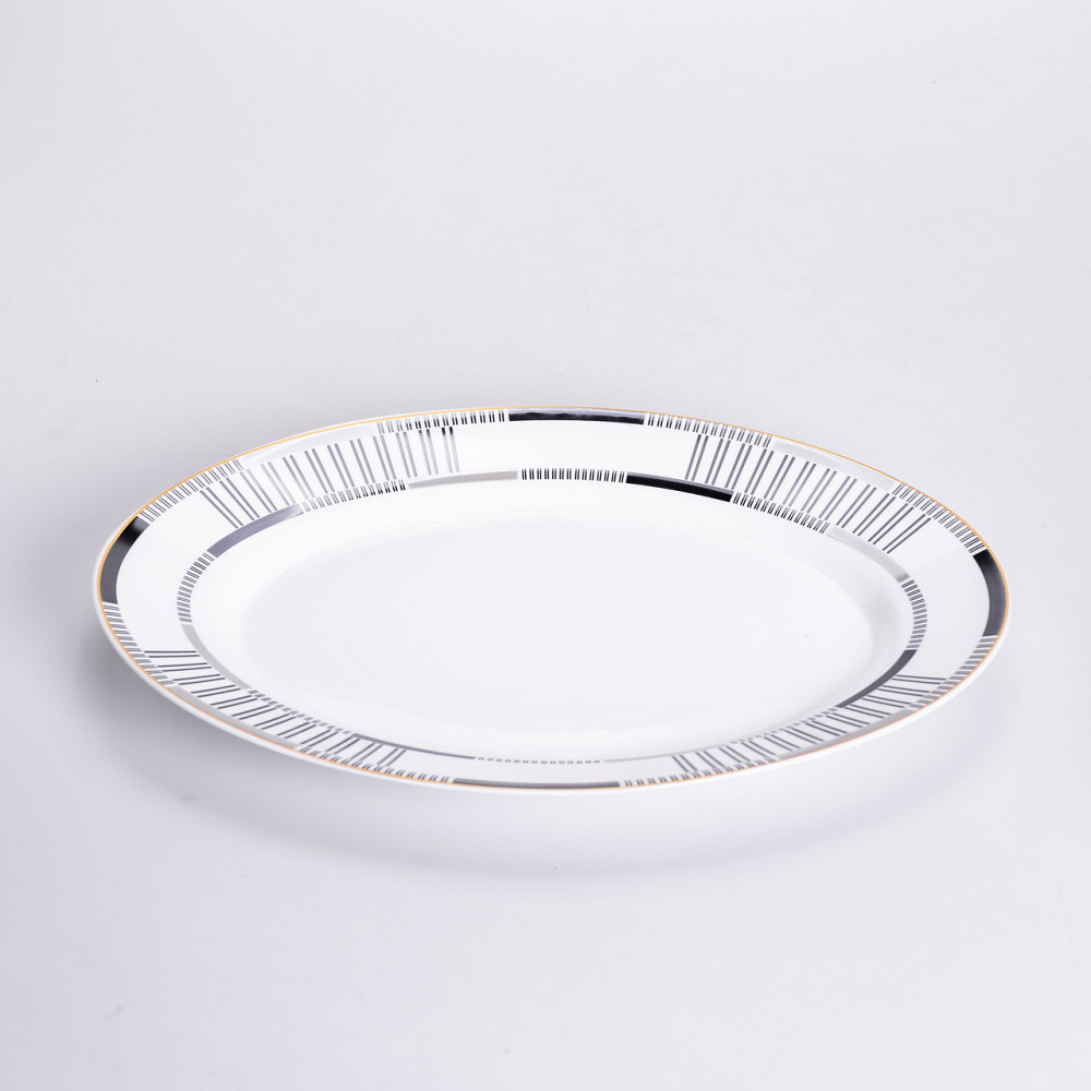 Столовий сервіз з порцеляни Geometry на 6 осіб 32 предмети HP-HK-6 Київ - фото 8