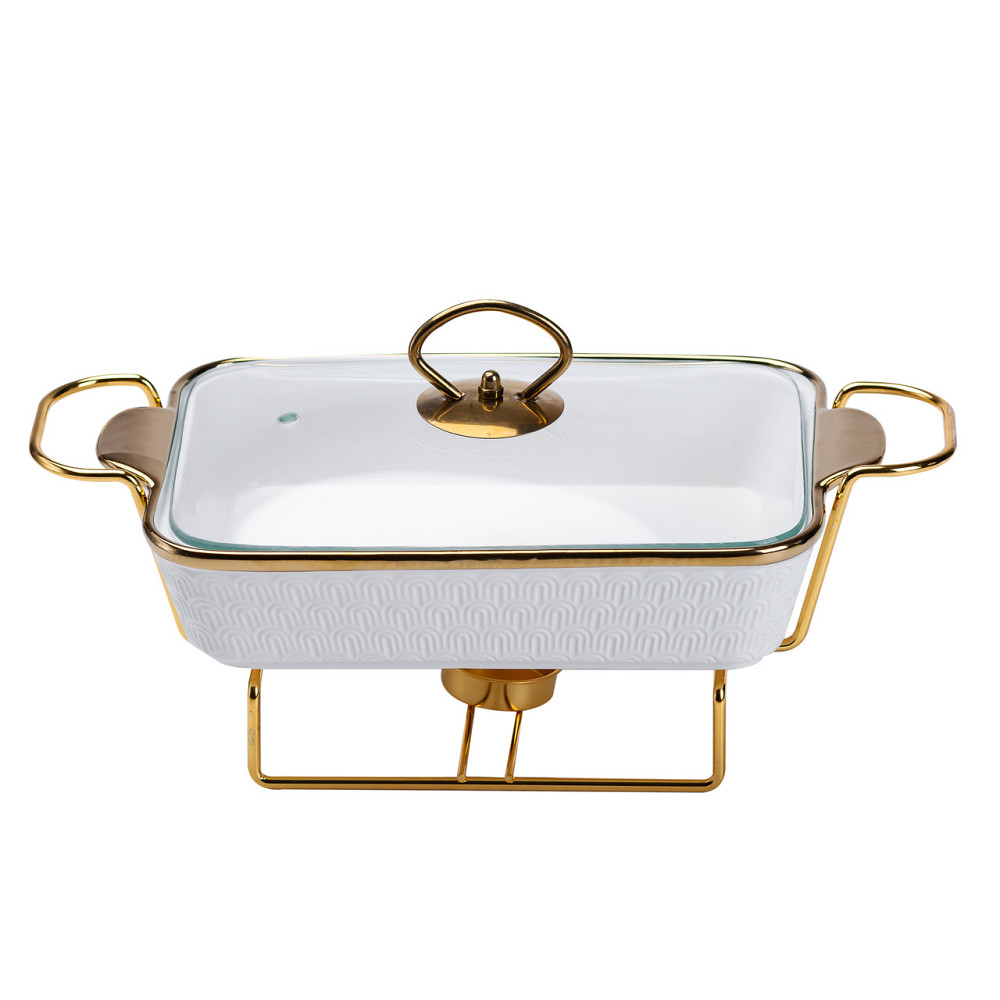 Yiwu Марміт порцелянаовий на 1 літр на металевій підставці Коломыя - изображение 5