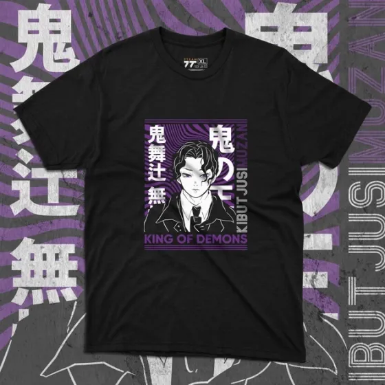 Футболка для подростка мальчика с принтом Клинок, рассекающий демонов Музан Размер 160 Anime10393 Днепр