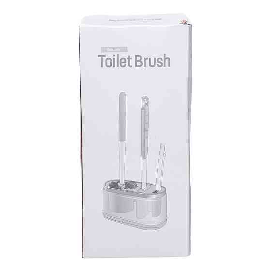 Household Набір для туалету настінний 3 в 1: 2 йоржика + щітка, йорж для унітазу силіконовий з Киев