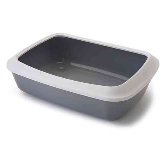 Savic Iriz Nordic Litter Tray САВІК АЙРІЗ НОРДІК лоток туалет з бортиком для котів, 42х31х12.5 см Київ