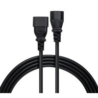 Кабель живлення C13 to C14 1.8m 0.75mm2 Rezone (RZPC-13141875) Киев - изображение 1