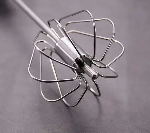 Портативный полуавтоматический универсальный миксер для яиц, блинов, соусов Cookkiss 33см с нержавеющей стали Коломия - фото 6