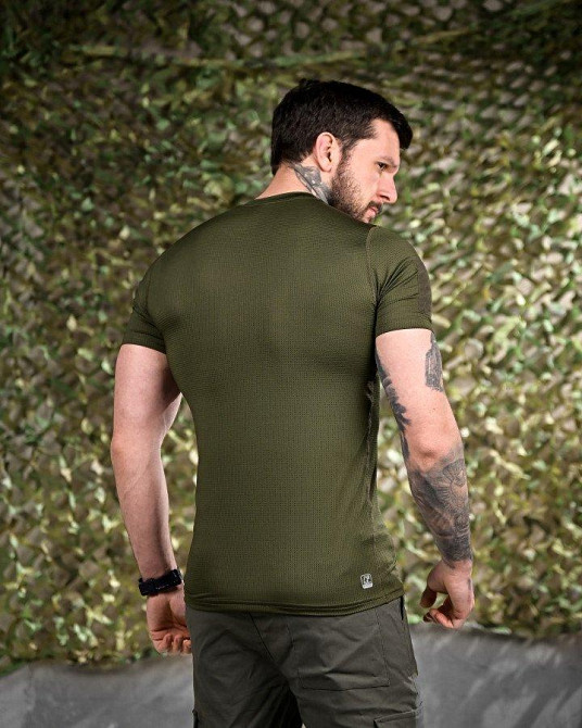 Комплект тактический  футболок олива ДЛ7043 Одесса - изображение 8