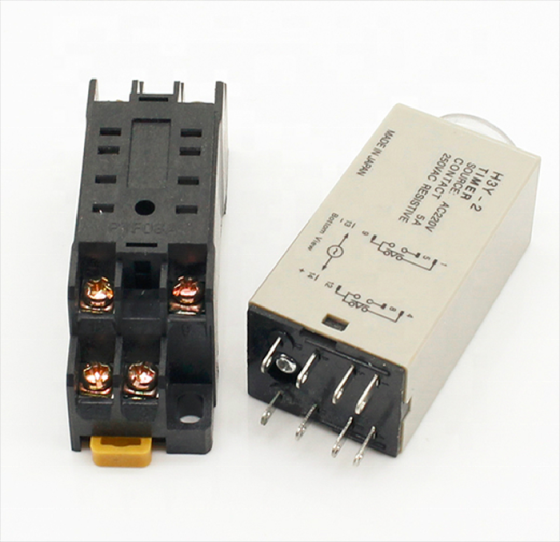 Таймер H3Y-2 0-30с 220В с колодкой для DIN-рейки Киев