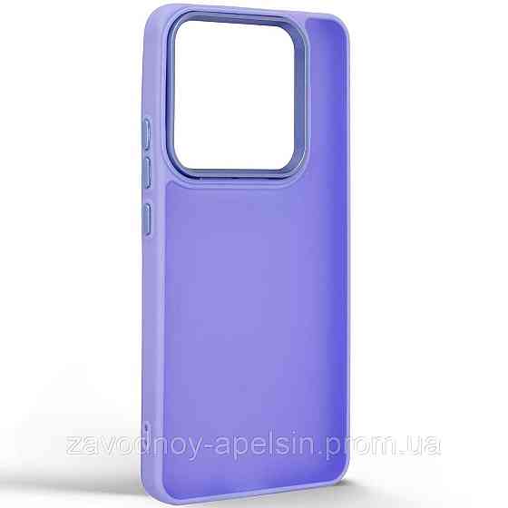 Xiaomi Redmi Note 14 5G Чехол матовый TPU+PC (лиловый) Одесса