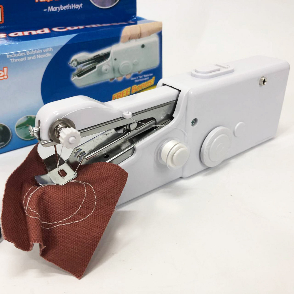 Портативна маленька міні-ручна швейна машина HANDY SWITCH CS-101B, Зручна ручна швейна машинка XM-11 Львів - фото 2