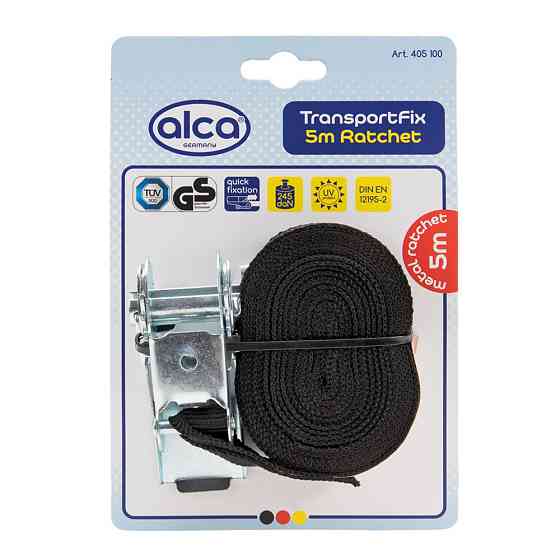Стяжка вантажу з трещіткою 5м "Transport Fix Ratchet" Alca, 405100 Київ