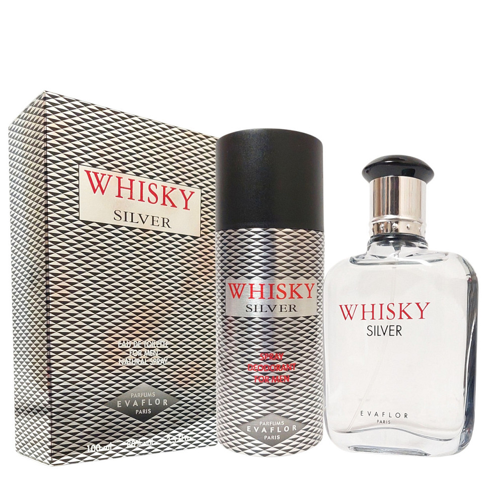Набор для мужчин Whisky Silver Туалетная вода мужская 100 мл Дезодорант 150 мл Запорожье - изображение 1