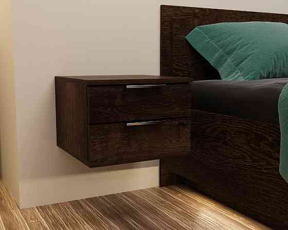 Тумба навесная прикроватная Кристалл, Дуб Конкордия, 400/400/290 Львов