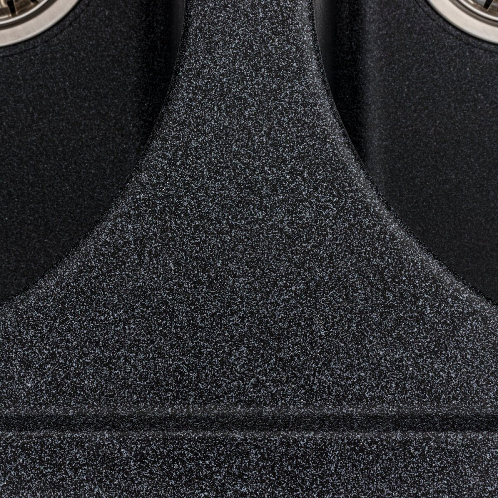 PLATINUM Гранітна мийка для кухні Platinum 7950 Equatoria матовий Карбон Київ - фото 8