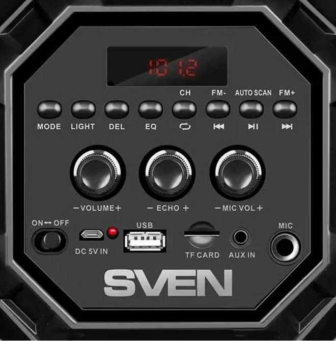 Колонка SVEN PS-550 Black bluetooth,підсвічування,караоке36W гар.12міс. Київ - фото 7