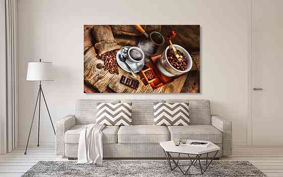 Картина холст в гостиную / спальню   Кава   MLP_121 80x120 см Киев