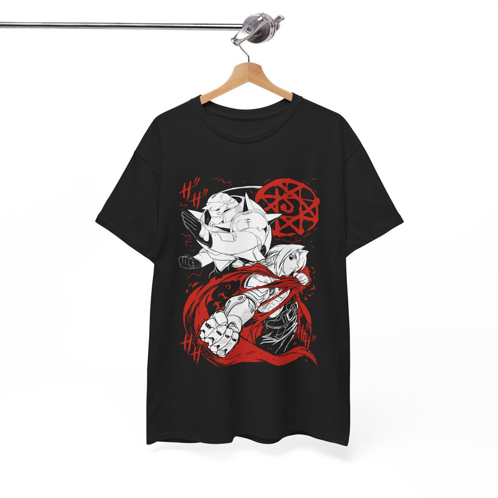 Футболка з аніме принтом Сталевий алхімік оверсайз (S/M/L) Чорний AnimeJ0235 Дніпро - фото 6