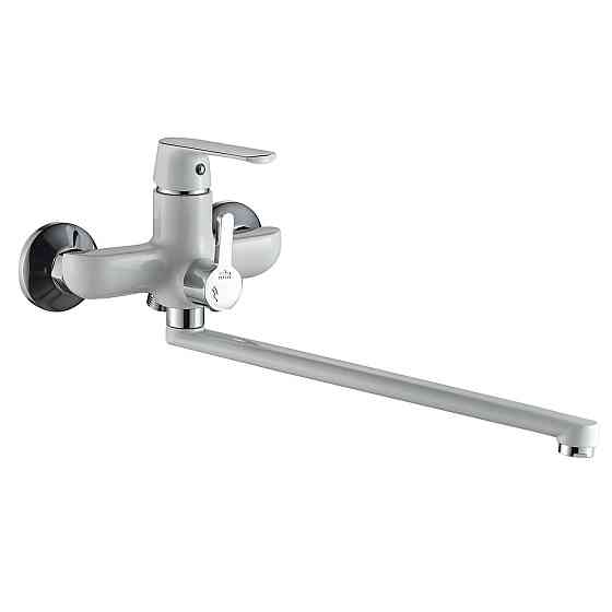 Смеситель для ванны Globus Lux Laguna GLA-0208-7-WHITE EURO (000022568) Киев