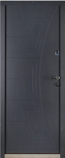 Двері вхідні Бастіон АДЕЛЬ RAL 7016 / Антрацит 860х2050 мм Київ - фото 2