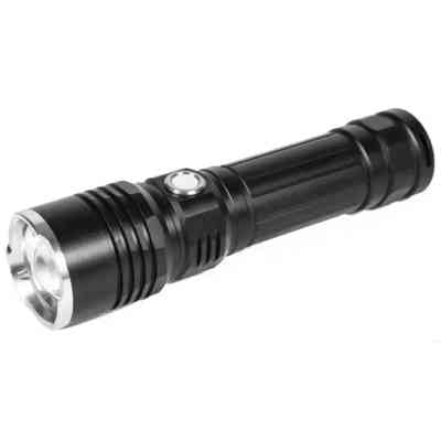 Ліхтар Quantum Solid-M 10W LED з USB + Li-ion18650/1500mAh blister (QM-FL1020-18650/1500-PB) Вінниця