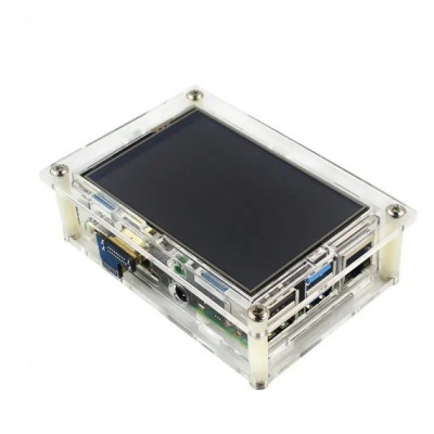 Корпус для Мікро ПК Raspberry Pi для PI4 прозорий (Acrylic, for 3.5 inch LCD) (RA575) Вінниця - фото 4