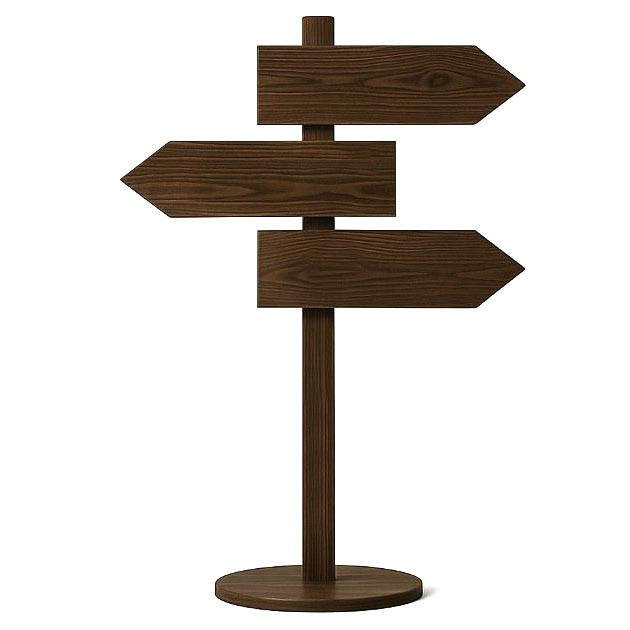 Підлогова стрілка-покажчик "Мангрув" сепія Миколаїв - фото 1