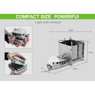 Пальник BRS Твердопаливний BRS-116 (BRS-116) Вінниця - фото 2