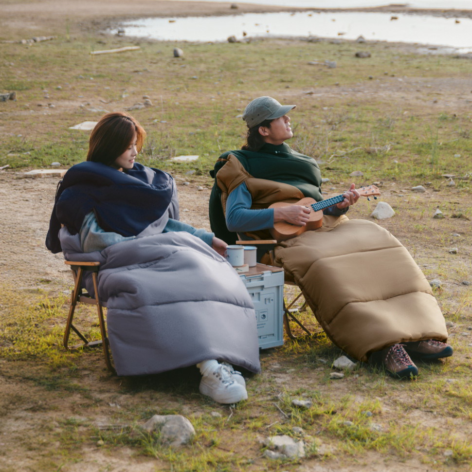 Спальник з капюшоном Naturehike Sunny Day PL02 U250 CNK2550WS028, (8,5°C), правий, коричнево-зелений Киев - изображение 2