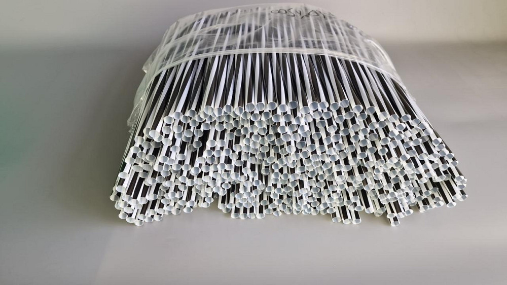 Трубочки широкі для напоїв d8 25см Гвинтові зебра (500 шт) Харків - фото 2