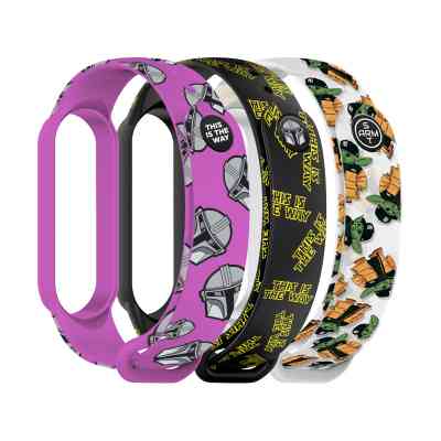 Ремешок для фитнес браслета Armorstandart комплект 3шт Xiaomi Mi Band 7/6/5 TW (ARM77066) Винница