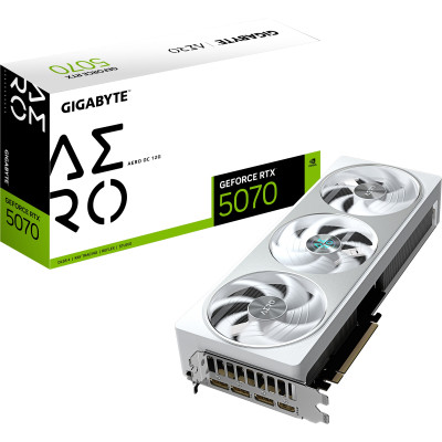 Видеокарта GIGABYTE GeForce RTX5070 12Gb AERO OC (GV-N5070AERO OC-12GD) Винница - изображение 3