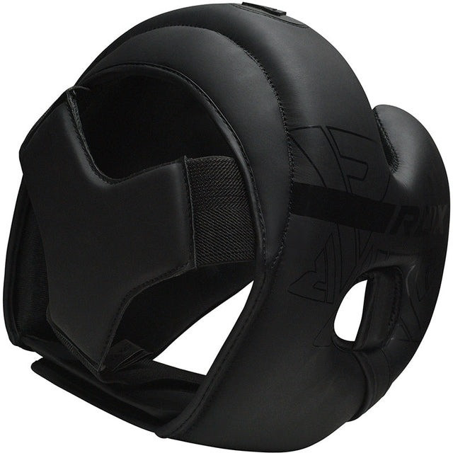 Боксерський шолом RDX F6 KARA Matte Black S (капа в комплекті) Кам'янське - фото 4