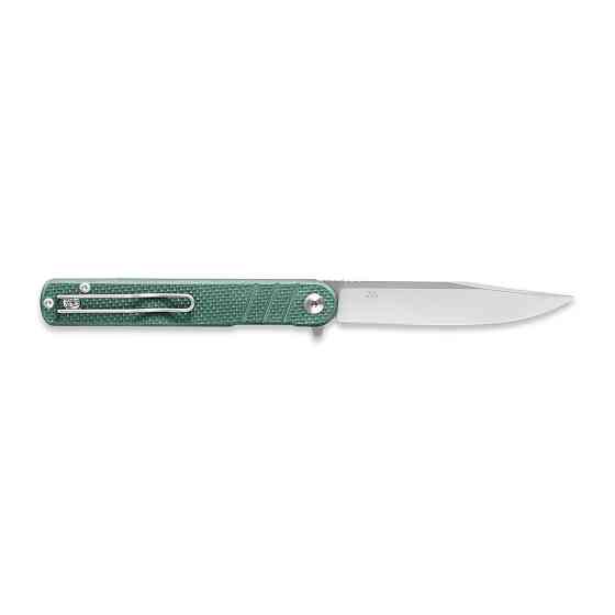 Ніж складаний туристичний Ganzo G772-GB (8.9 см) 8CR14 / G10 зелений Київ
