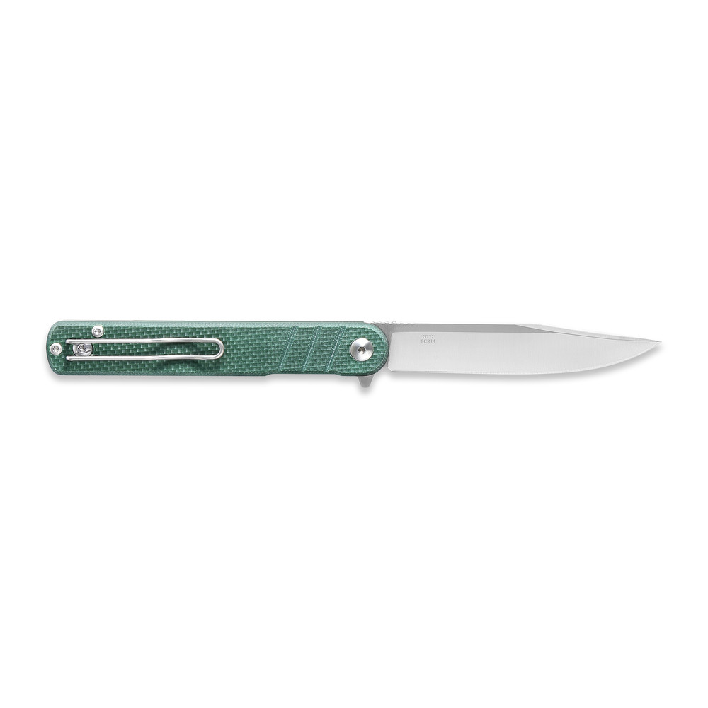Ніж складаний туристичний Ganzo G772-GB (8.9 см) 8CR14 / G10 зелений Київ - фото 1