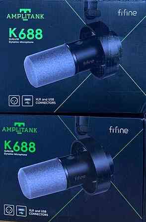 Микрофон студийный/ для ПК Fifine K688 Black/White. Киев