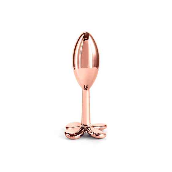 Анальна пробка NS Novelties Rear Assets — Clover — Rose Gold Sex Aura Київ