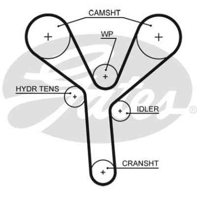 Ремінь ГРМ Gates 5660XS Вінниця