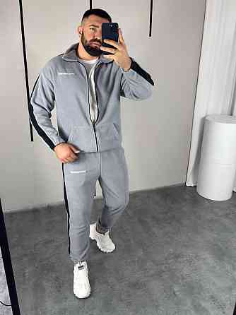 Мужской костюм на змейке XL-XXL, серый Одесса