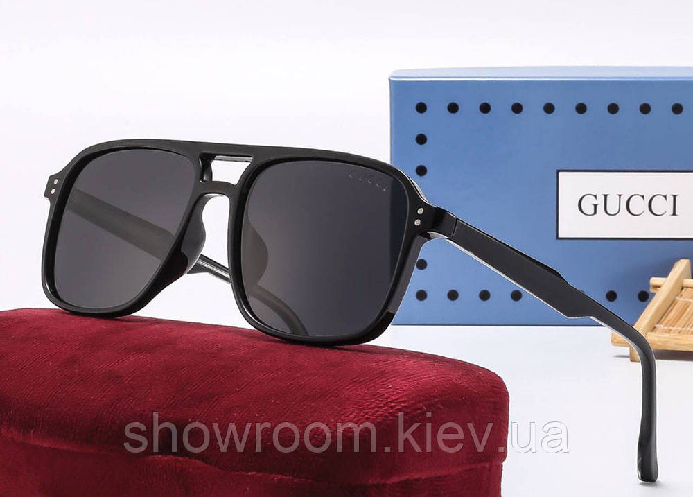 Чоловічі зручні сонцезахисні окуляри GG (10047) Київ - фото 2
