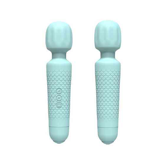 Міні-вібратор мікрофон Every Night Toys Sharon бірюзовий, 10 режимів вібрації Sex Aura Київ