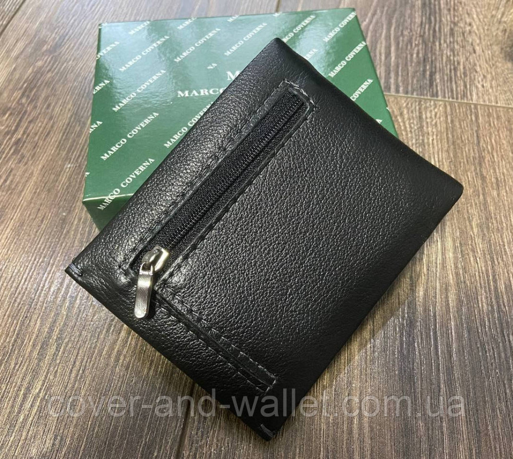 Стильное кожаное мужское портмоне с зажимом на магнитах Marco Coverna MC 22-555 Киев - изображение 12