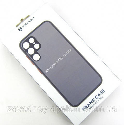 Samsung S22 Ultra S908 Чехол Защита камеры Frame Case (матовый) Одесса - изображение 2