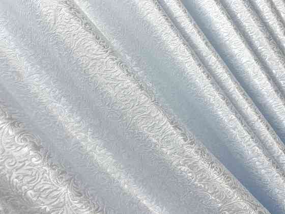 Двостороння шторна тканина софт "Вензель", колір холодний білий 2042ш Київ