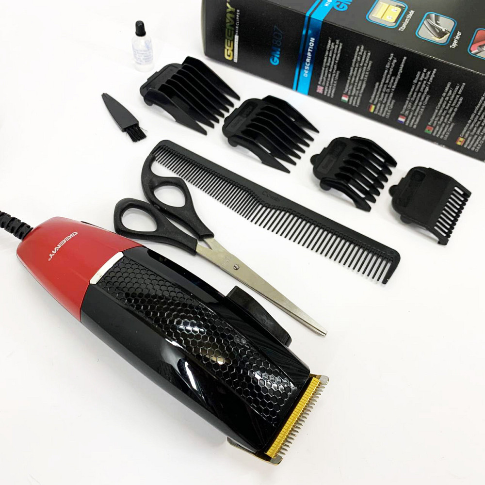 Машинка для стрижки посіченого волосся Gemei GM-807, Машинка для стрижки волосся з мотором EJ-88 Львів - фото 5
