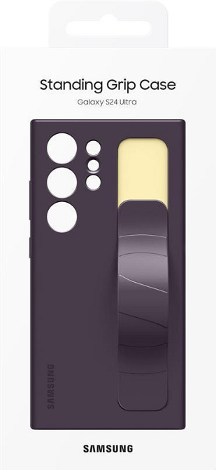 Чохол-накладка Samsung Standing Grip Case для Samsung Galaxy S24 Ultra SM-S928 Dark Violet (EF-GS928CEEGWW) ( 15970 ) Харьков - изображение 6