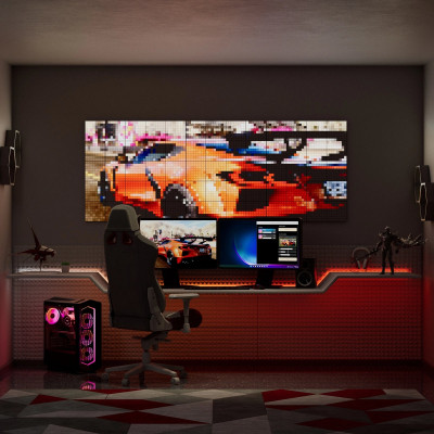 Гірлянда Twinkly Smart LED Squares 1 Starter Panel, RGB LED, USB-C, Black 16х16см (TWQ064STW-01-BUSB) Вінниця - фото 7