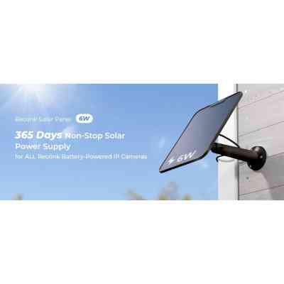 Солнечная панель Reolink Solar Panel 2 Black Винница