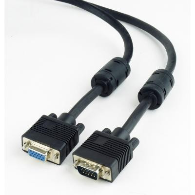Кабель мультимедийный VGA M to VGA F 1.8m Cablexpert (CC-PPVGAX-6B) Винница - изображение 1