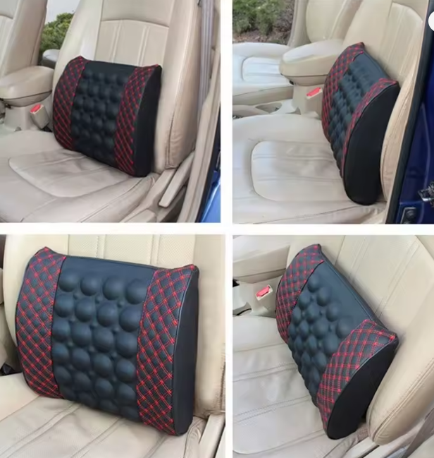 Массажная накидка в авто, вибро упор для спины в автомобиль КРАСНАЯ НИТКА Кременчуг - изображение 10
