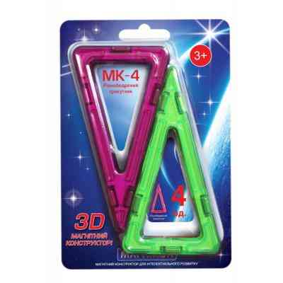 Конструктор Магнікон Додатковий набір трикутник, 4 шт. (MK-4-РТ) Вінниця