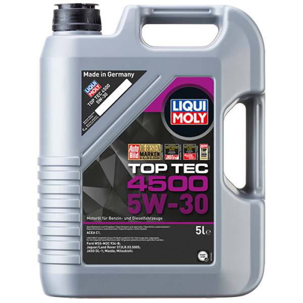 Моторне масло Liqui Moly Top Tec 4500 5W-30 5л Львів - фото 1