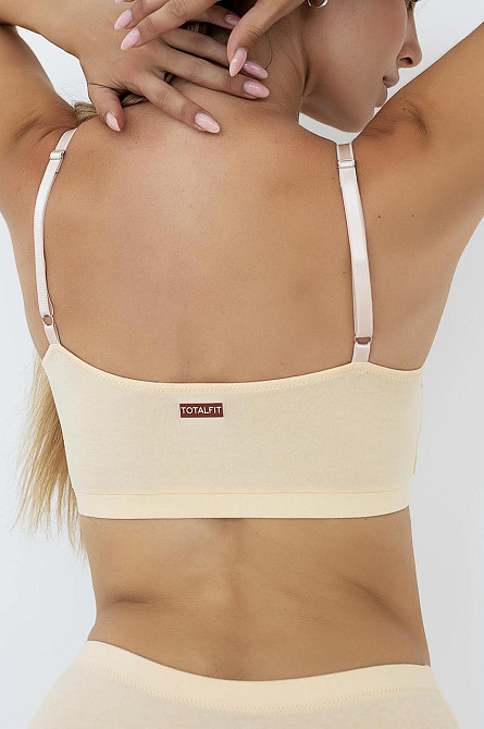 Бюстгальтер без кісточок на резинці знизу (без застібок) TotalFit T51-KHL11 XXL, Чорний, Білий, Бежевий Київ - фото 5